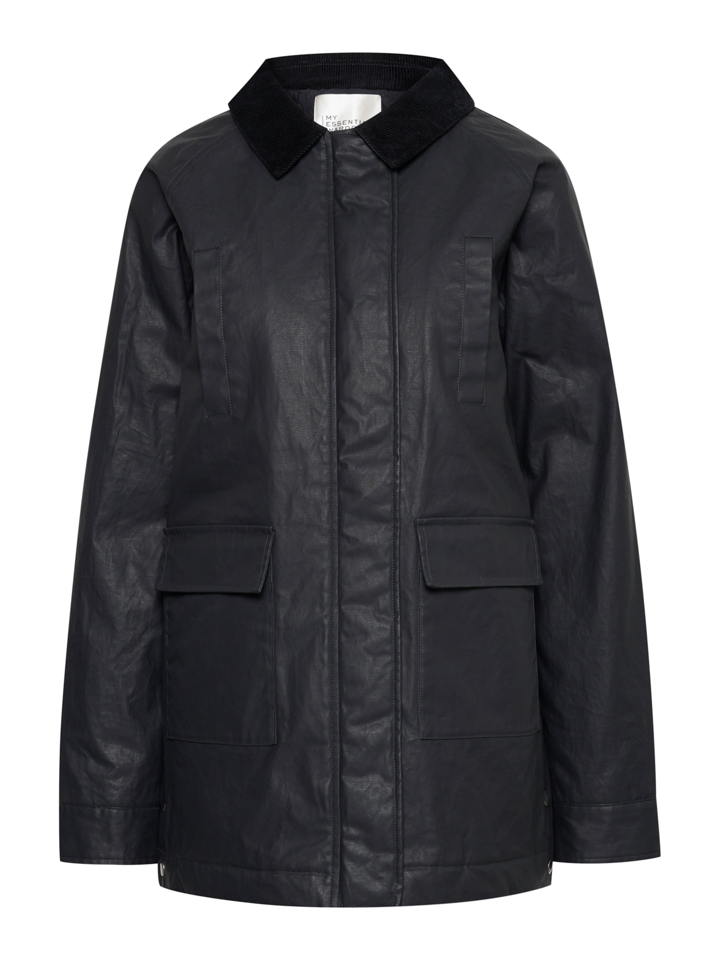 My Essential Wardrobe Демисезонная куртка 'Gianna' в Черный: спереди