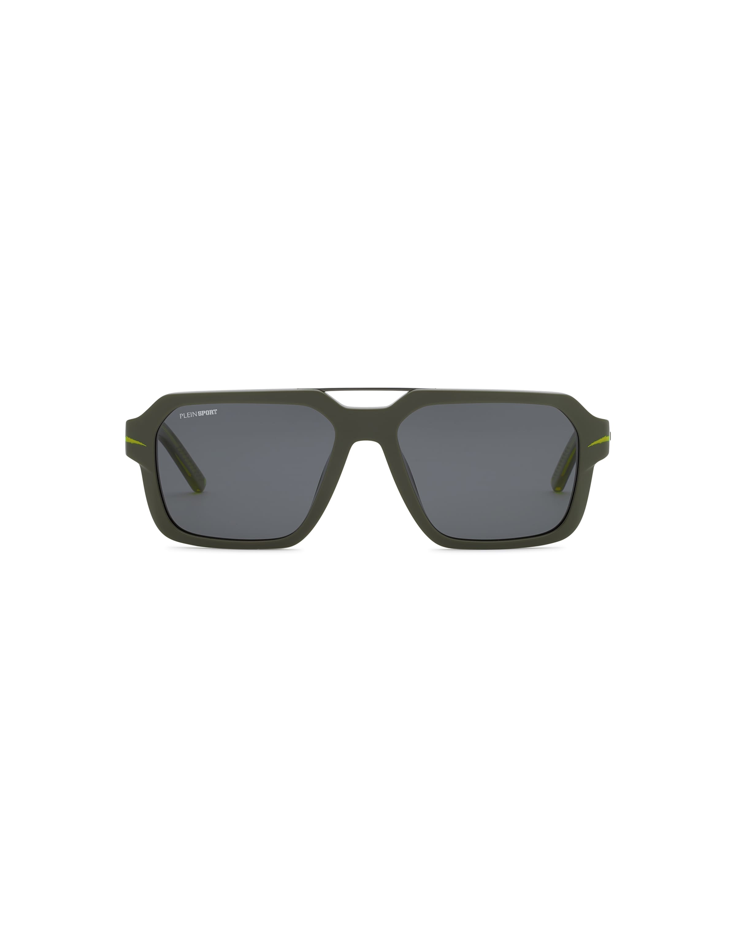 Plein Sport - Gafas de sol 'The Flame' en verde: frente