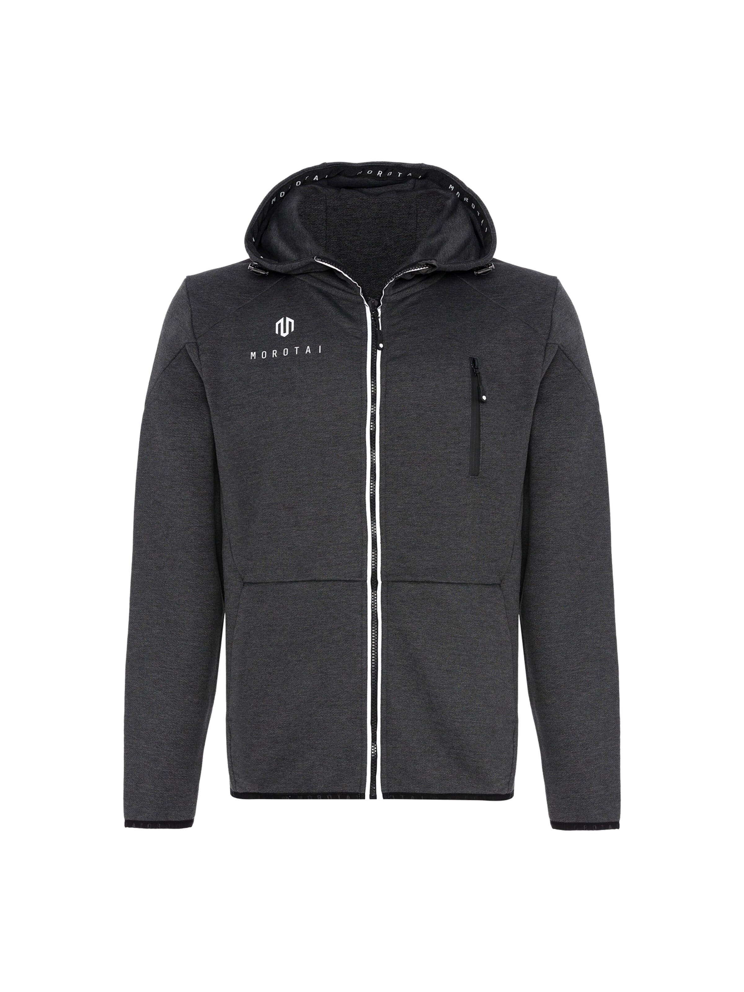 Veste de survêtement 'NEO' MOROTAI en gris : devant