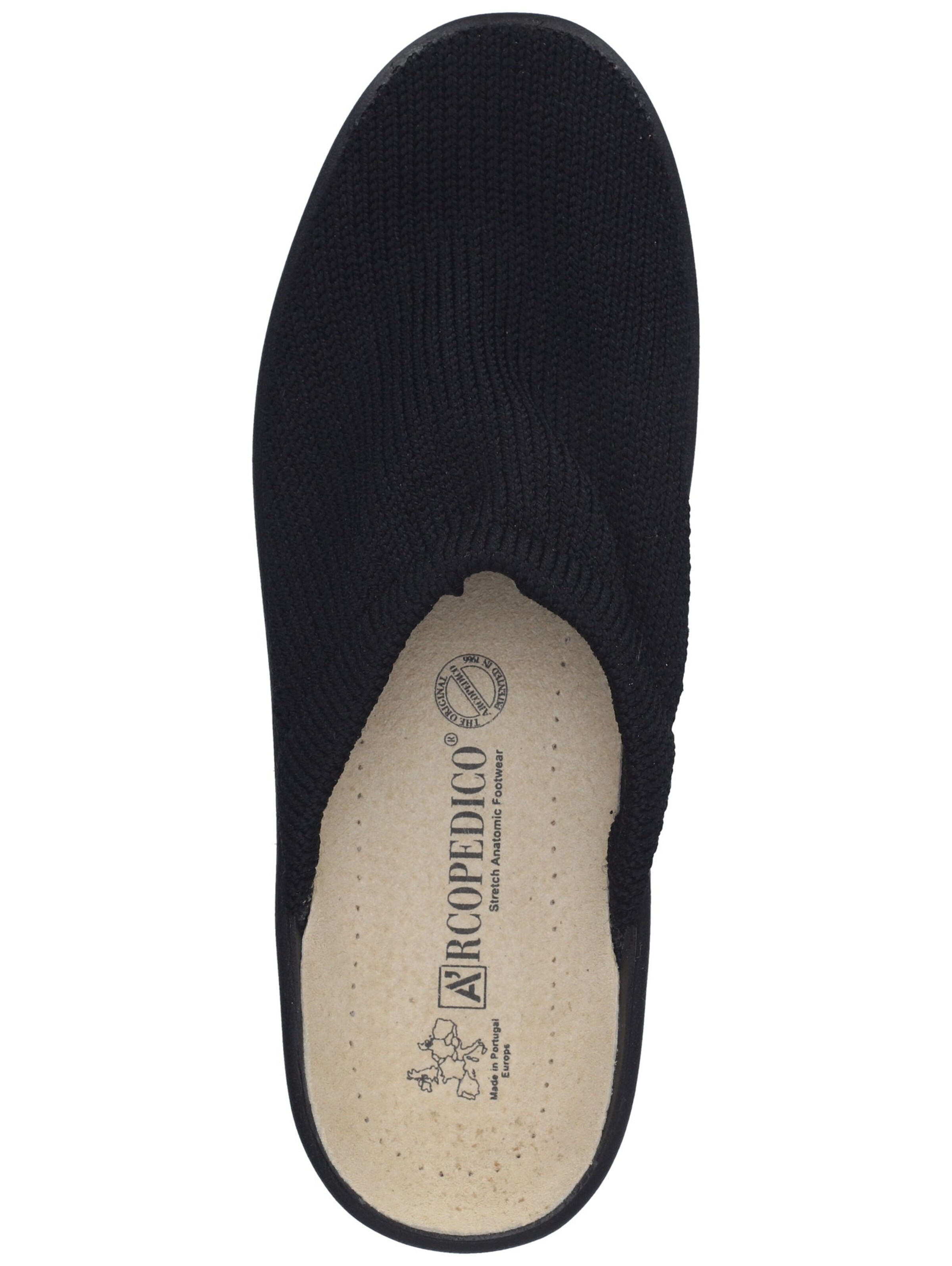 Arcopedico Slippers in Black
