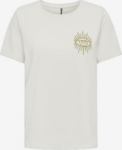 ONLY T-shirt 'LEAH' en jaune / blanc, Vue avec produit