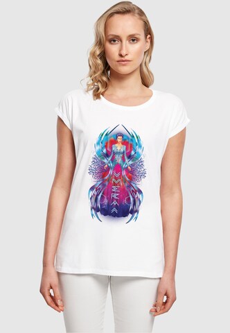 ABSOLUTE CULT T-Shirt 'Aquaman - Mera Dress' in Weiß: predná strana