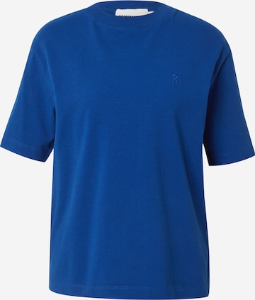 Tricou 'TARJAA' de la ARMEDANGELS pe albastru: față