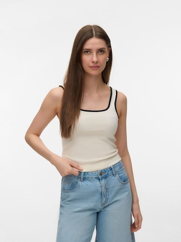 Tops en tricot 'VMEmerson' VERO MODA en beige : devant