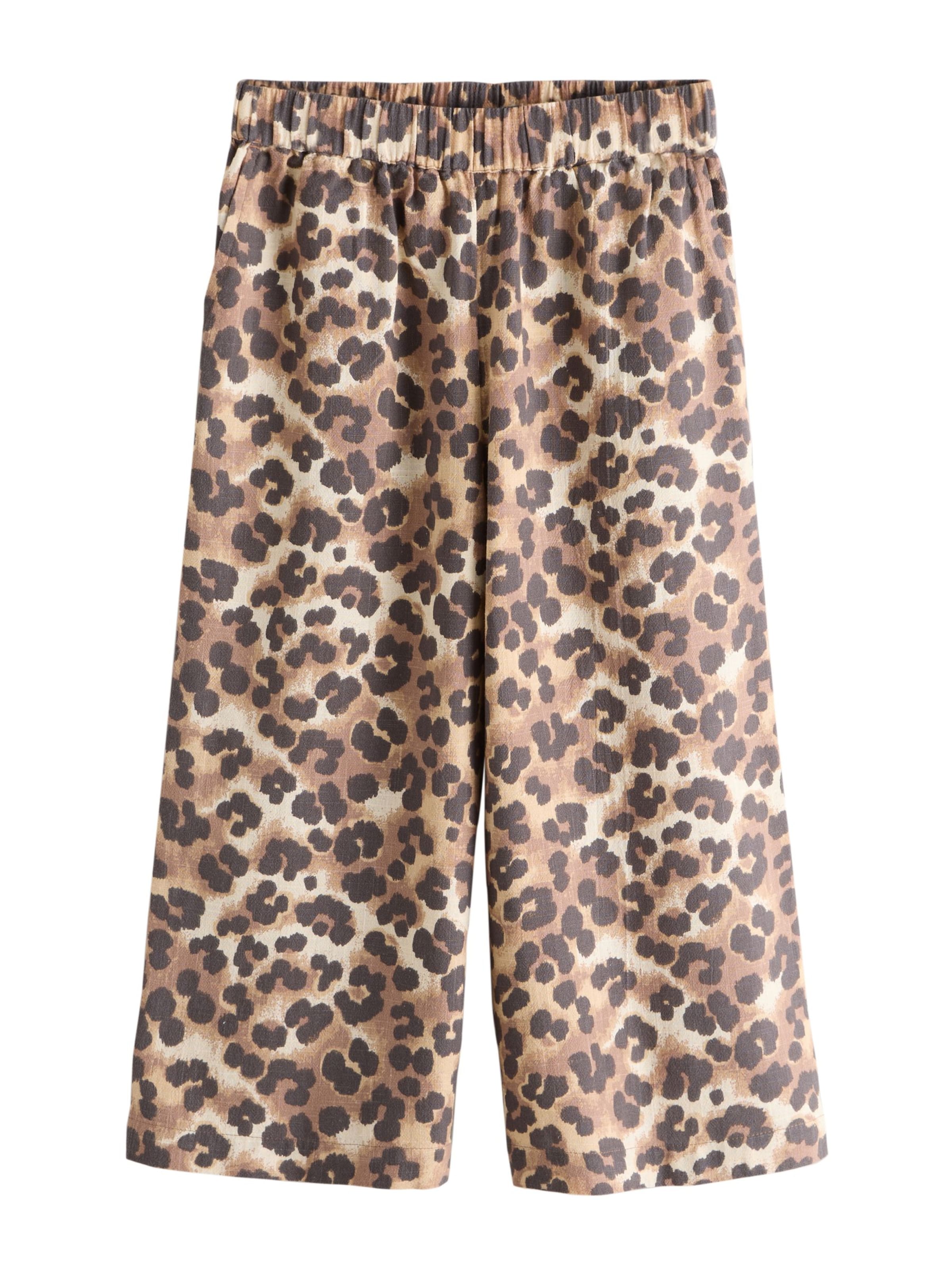 Next - Pierna ancha Pantalón en marrón: frente