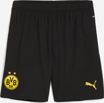 Regular Pantalon de sport 'BVB' PUMA en noir : devant
