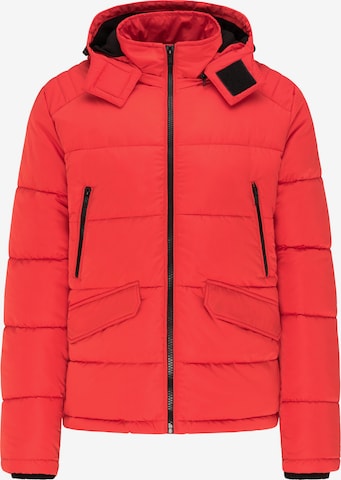 Petrol Industries Winter Jacket in Red: front