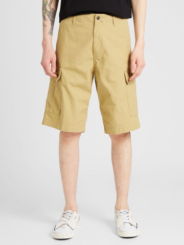 Carhartt WIP Loosefit Kapsáče – žlutá: přední strana