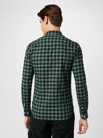 Only & Sons Regular fit Button Up Shirt 'ALVARO' in Green