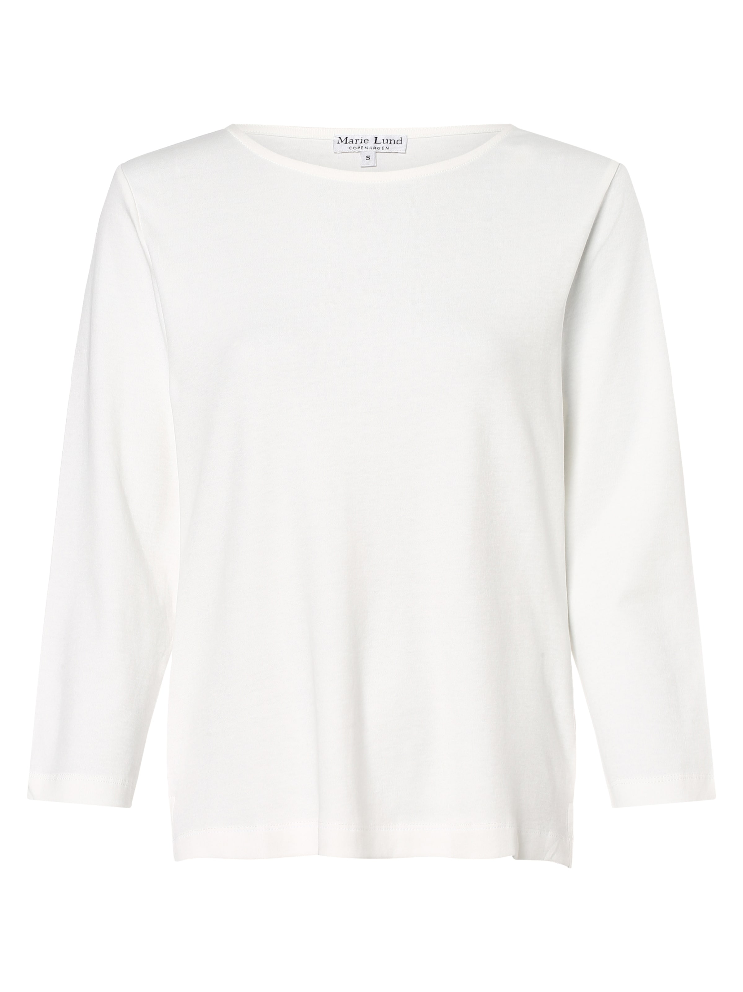 T-shirt Marie Lund en blanc : devant