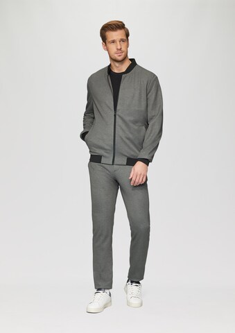 s.Oliver BLACK LABEL Slim fit Trousers in Grey