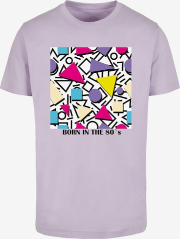 T-Shirt Mister Tee en violet : devant