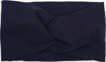 styleBREAKER Haarschmuck 'Feinripp Haarband gedreht' in Blau: Vorderseite