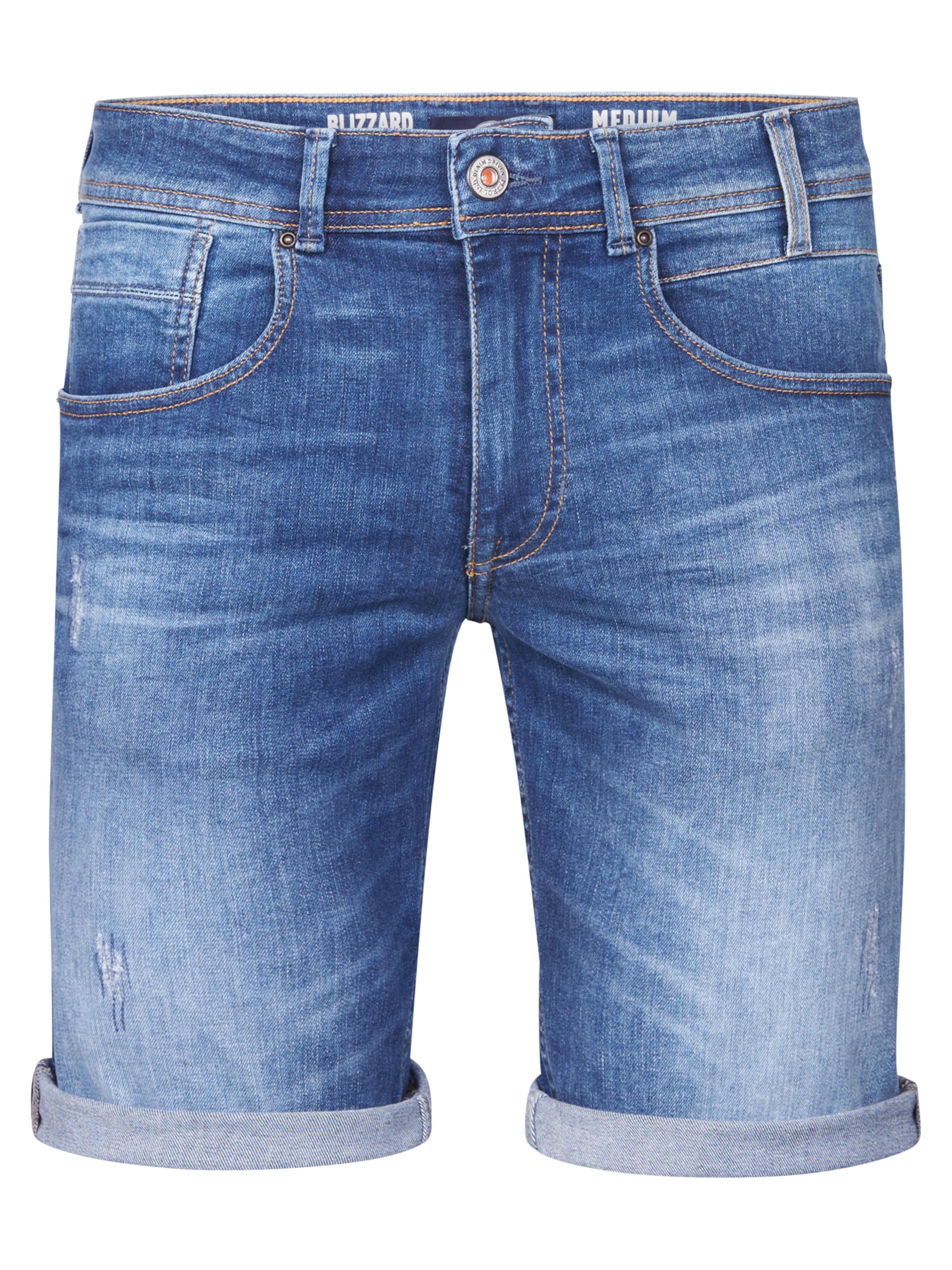 Petrol Industries Regular Broek in Blauw: voorkant