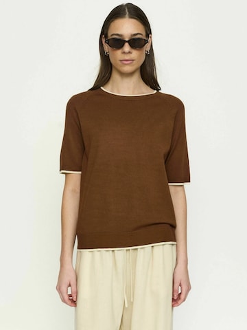 Soft Rebels Pullover ' SRMarla ' i brun