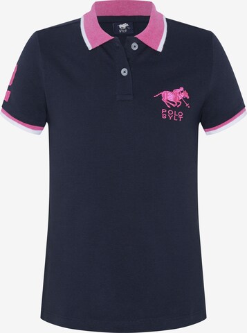 Polo Sylt Shirt in Blue: front