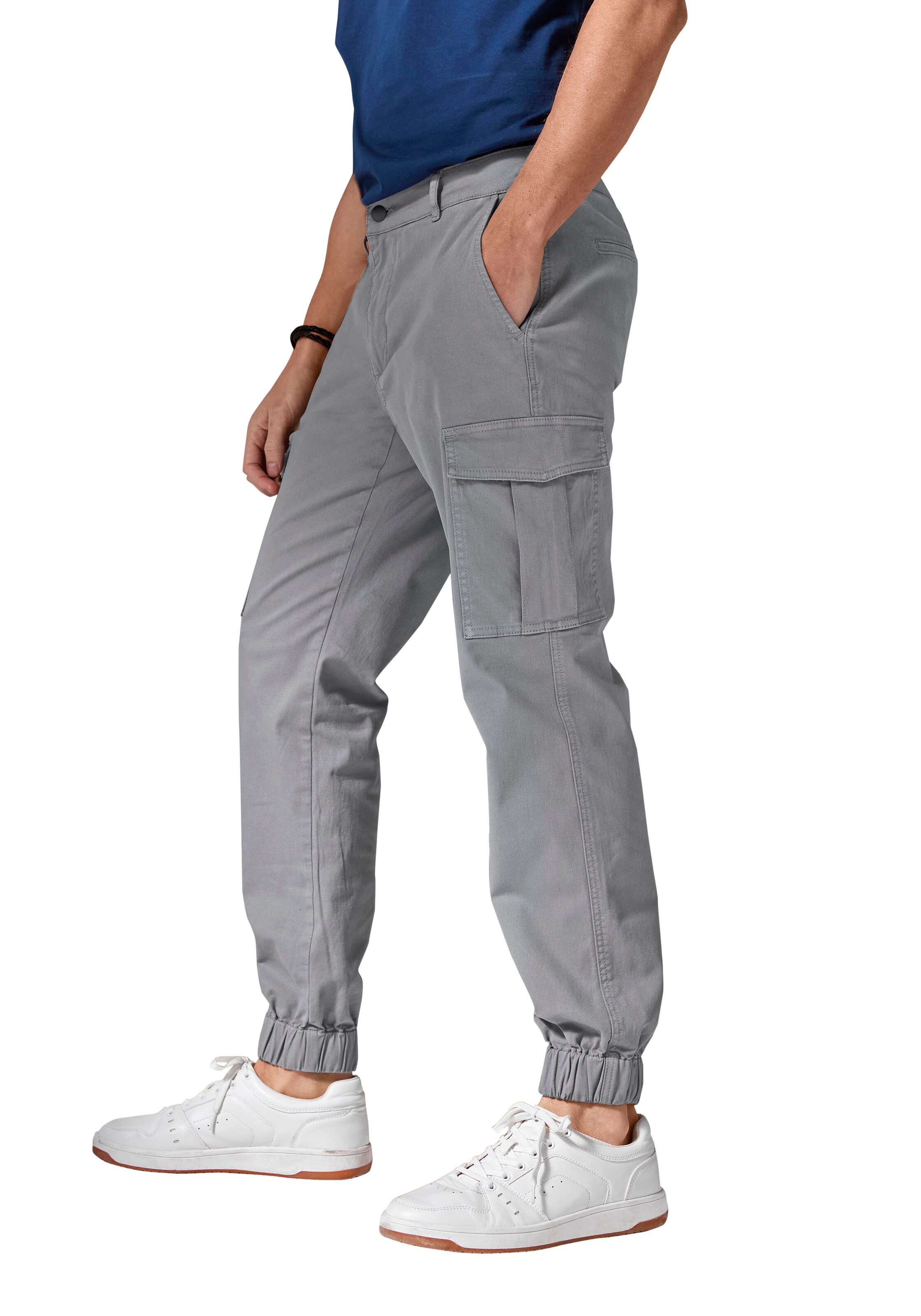 Authentic Le Jogger Tapered Hose in Grau