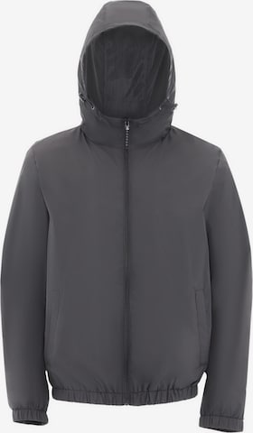 HOMEBASE Between-Season Jacket in Grey: front