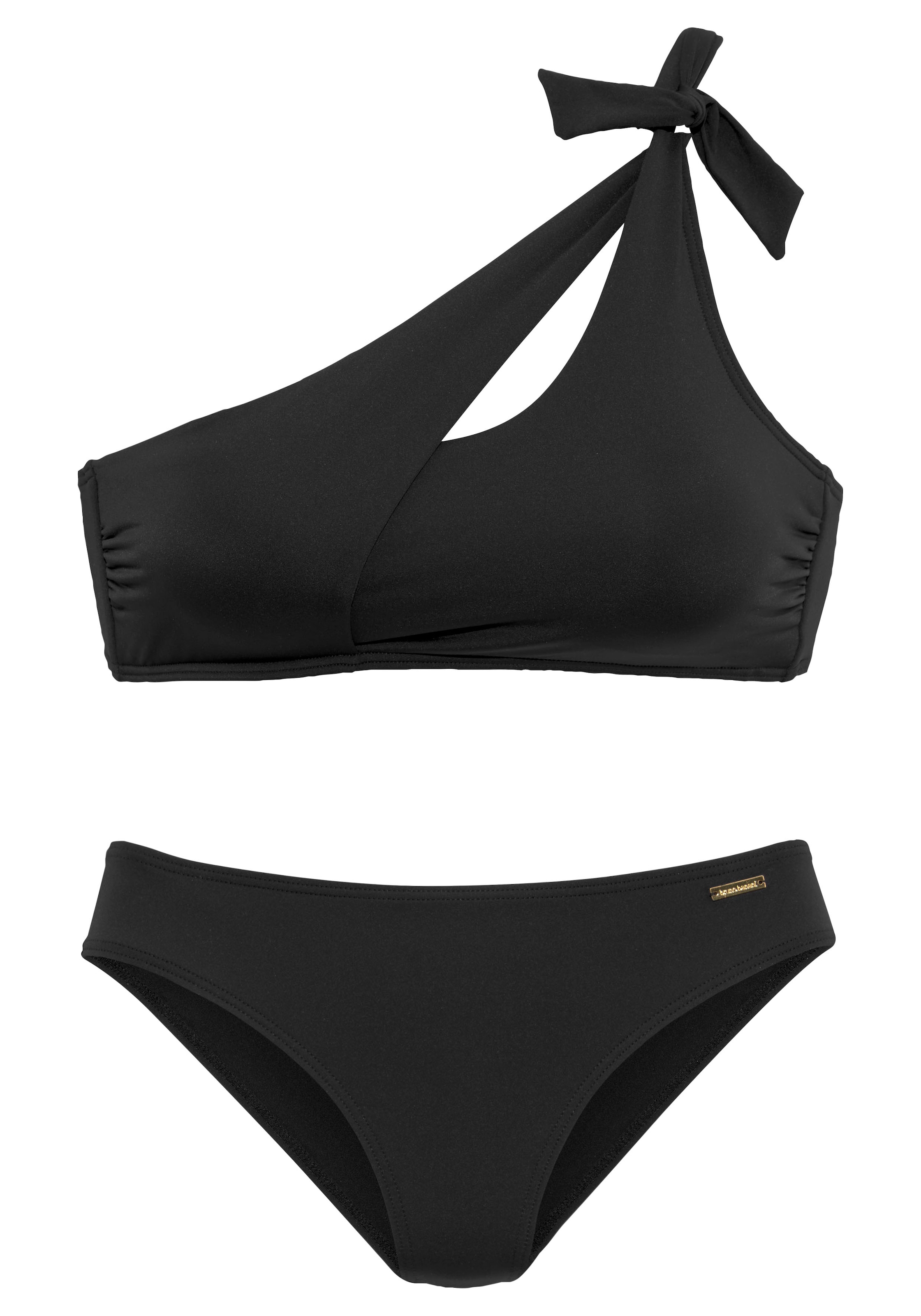 Bruno Banani Bralette Bikini in Black: front