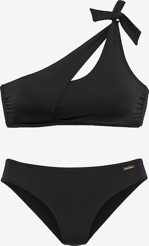 BRUNO BANANI Bustier Bikini w kolorze czarny: przód