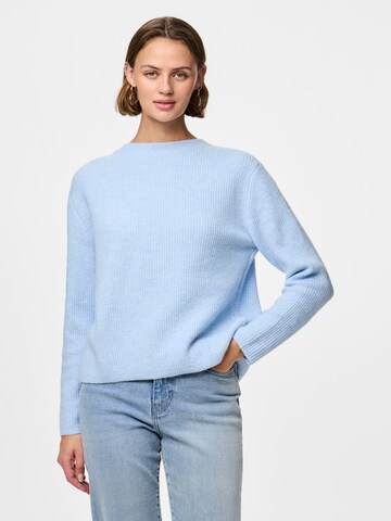 PIECES Knit cardigan in Blue