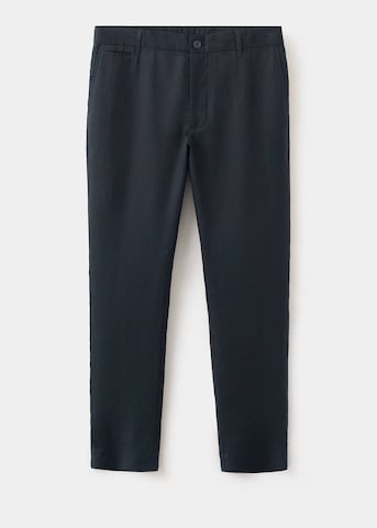 MANGO MAN Slimfit Hose 'Oyster' in Blau