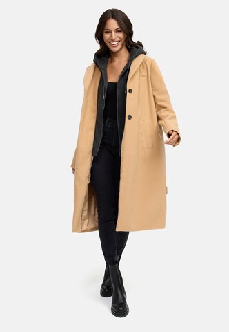 NAVAHOO Between-seasons coat 'Kekstraum 14' in Brown