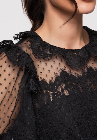 Ombre Blouse 'OW-TS-E0015' in Black