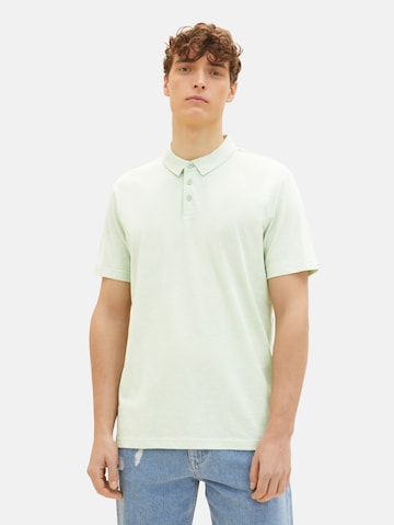 T-Shirt TOM TAILOR DENIM en vert : devant