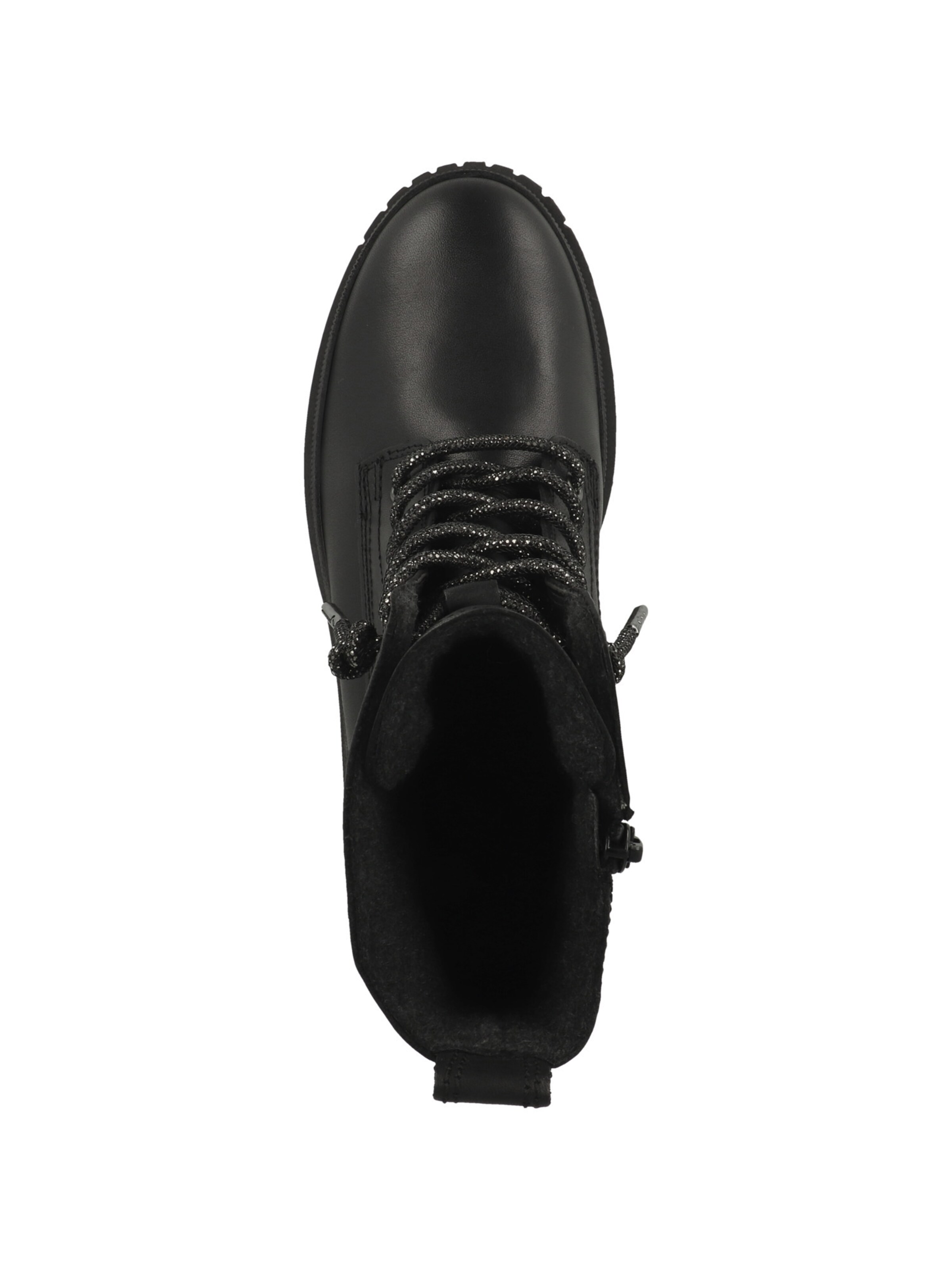 GABOR Lace-Up Ankle Boots in Black