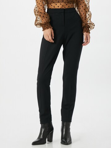 MINE TO FIVE Slimfit Pantalon in Zwart: voorkant