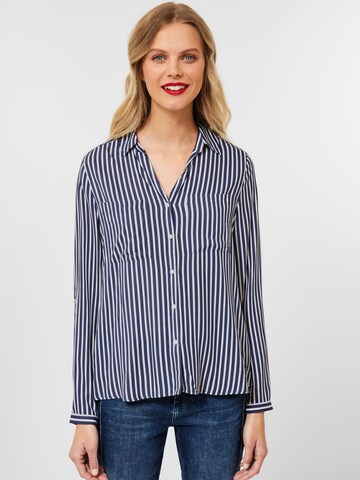 STREET ONE Bluse in Blau: predná strana