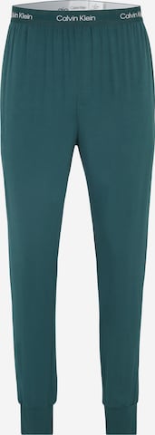 Calvin Klein Underwear Pyjamasbukse i grønn: forside