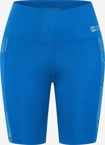 Jette Sport Leggings in Blue: front