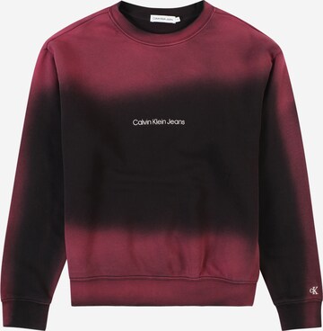 Sweat Calvin Klein Jeans en noir : devant