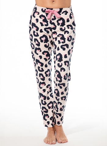 Sanetta Pyjamahose in Beige: Vorderseite