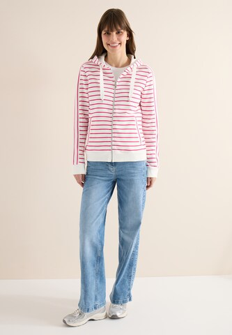 CECIL Sweatjacke in Pink: Vorderseite