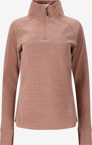 Whistler Midlayer 'Kajsa' in Braun: Vorderseite