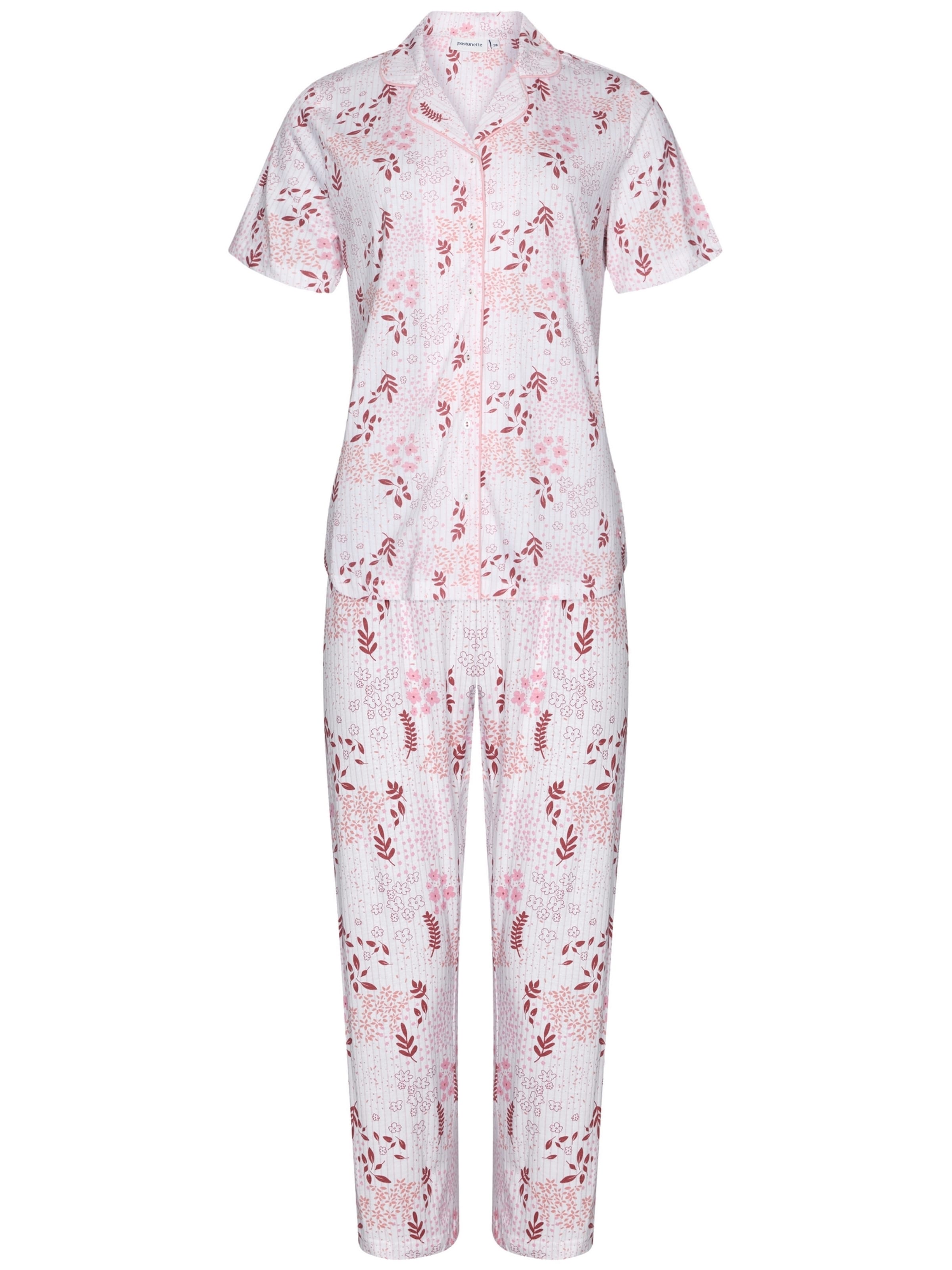 Pastunette Pyjama in Roze: voorkant