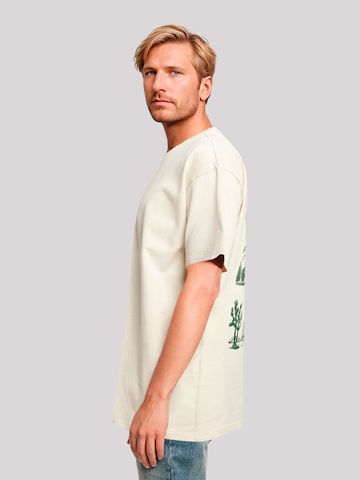 T-Shirt 'US National Parks Montage' F4NT4STIC en beige