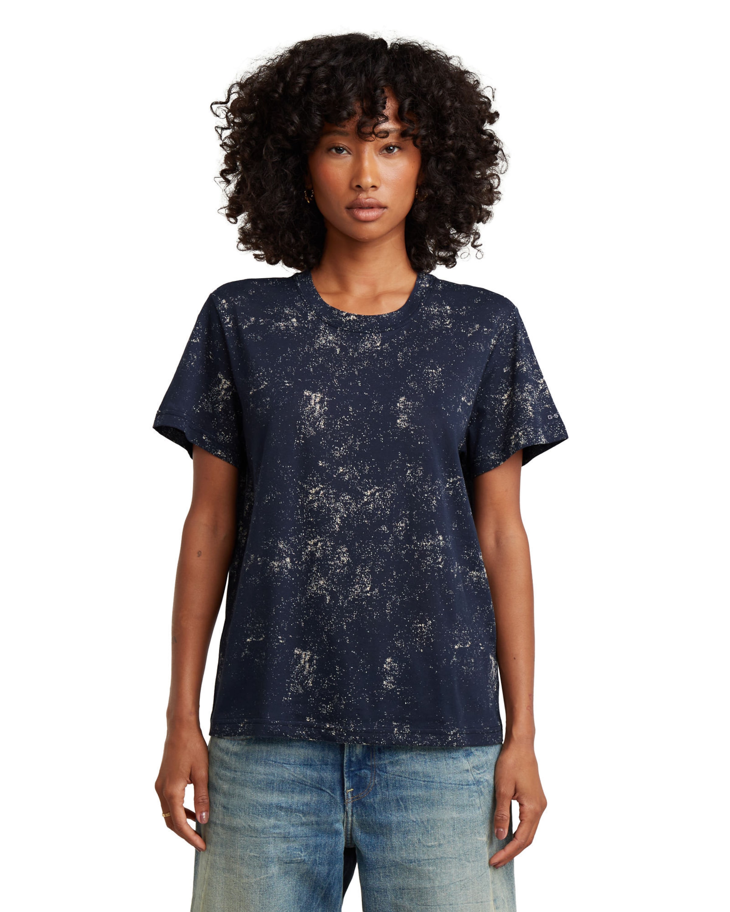 G-STAR Shirt in Blauw: voorkant