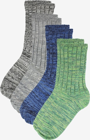 ROGO Socken 'Multicolor' in Blau: predná strana