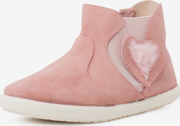 Pisamonas - Botas en rosa: frente