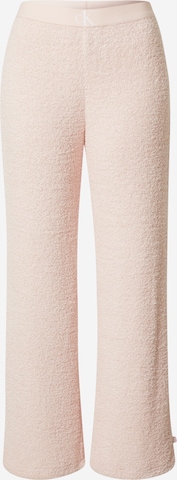 Pantalon de pyjama Calvin Klein Underwear en rose : devant