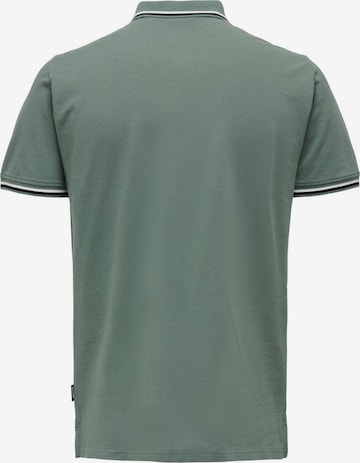 T-Shirt 'Fletcher' Only & Sons en vert
