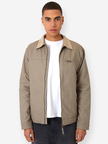 Threadbare Freizeitjacke 'Lintel' in Beige: Vorderseite