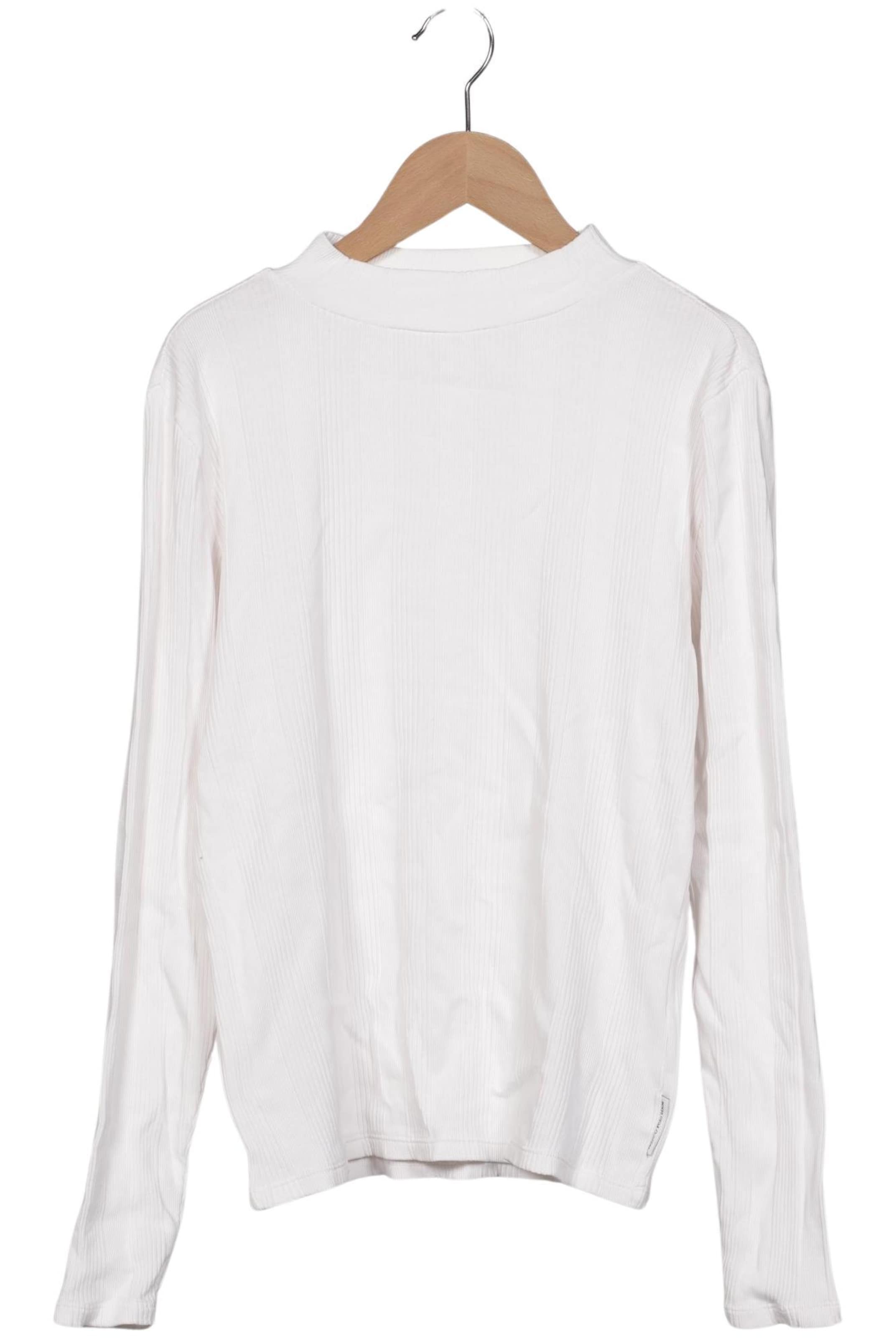 Marc O'Polo Langarmshirt M in Weiß: Vorderseite