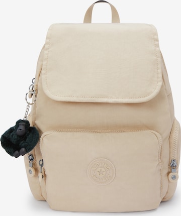 Zaino di KIPLING in beige: frontale