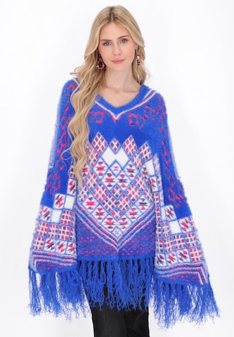 IZIA Cape in Blauw: voorkant