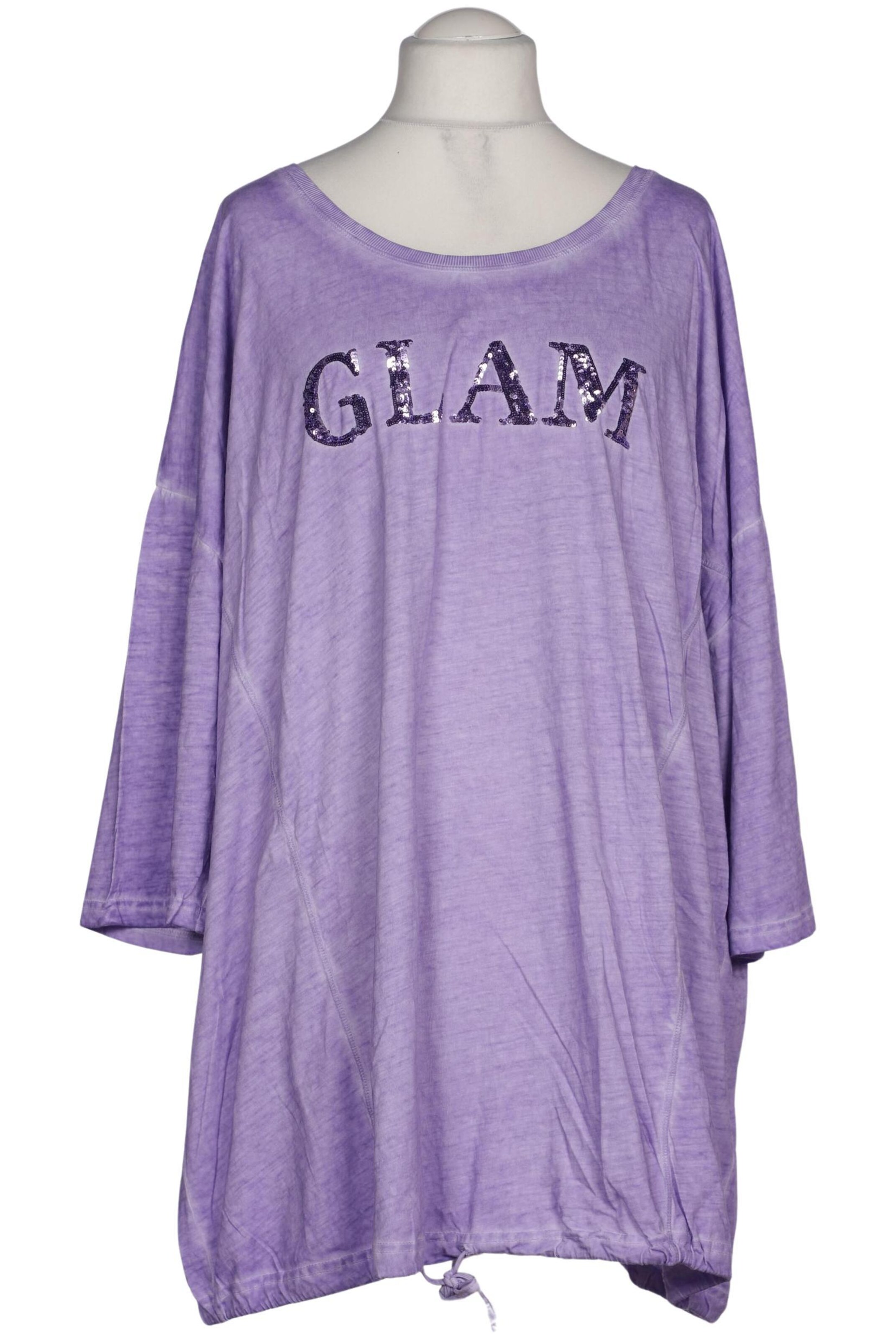 Ulla Popken T-Shirt 9XL in Lila: Vorderseite